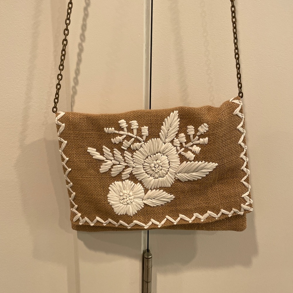 Wicker crossbody